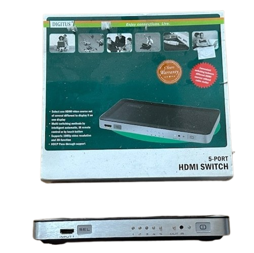 Digitus switch pro 5x HDMI monitoryVýborný stav
