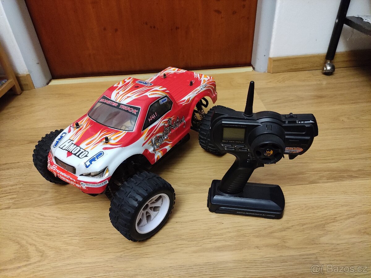 Prodám RC model 1:10 Himoto EMXT-1 brushless