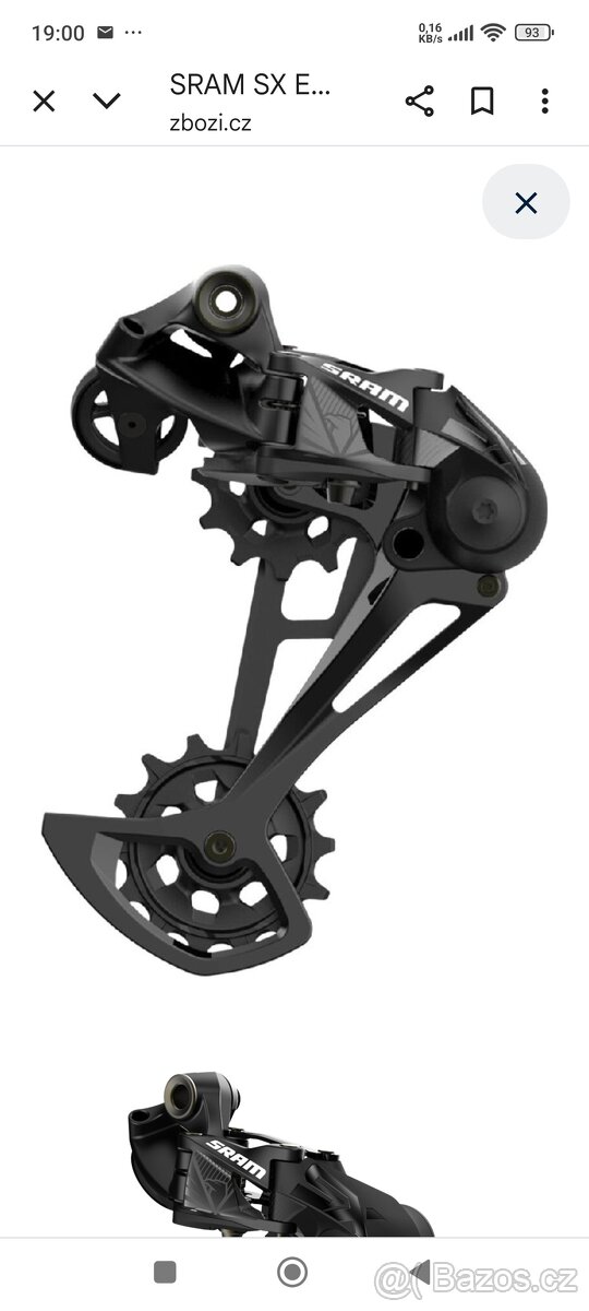 Prodám přehazovačku SRAM SX Eagle 12rs
