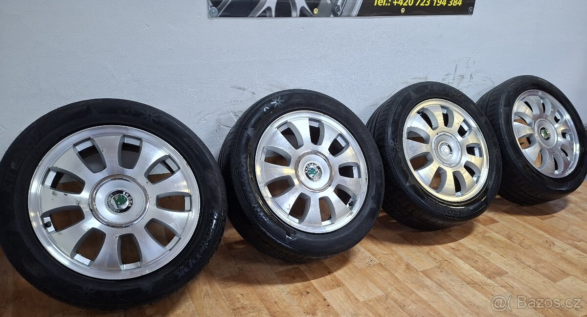 Alu kola R16 5x100 Škoda