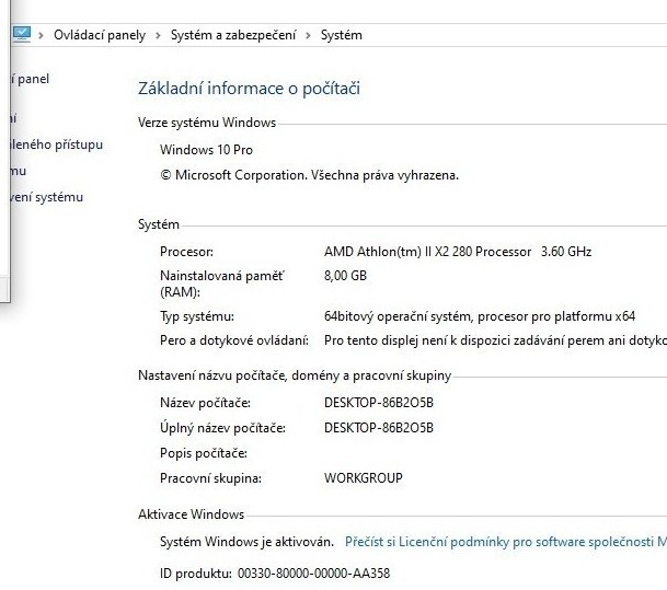 AMD II X2 + DESKA + 8GB DDR2 2X4GB + Chladič