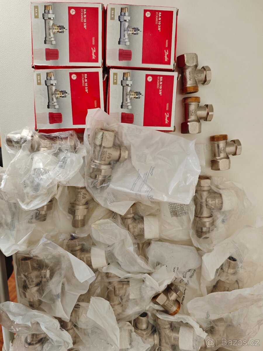 Predám radiátorové ventily priame,rohové značky Oventrop