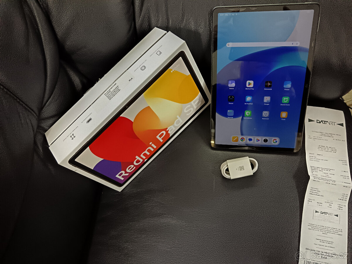 Tablet Xioami Redmi Pad SE, 8/256 GB 11", DOKLAD, ZÁRUKA