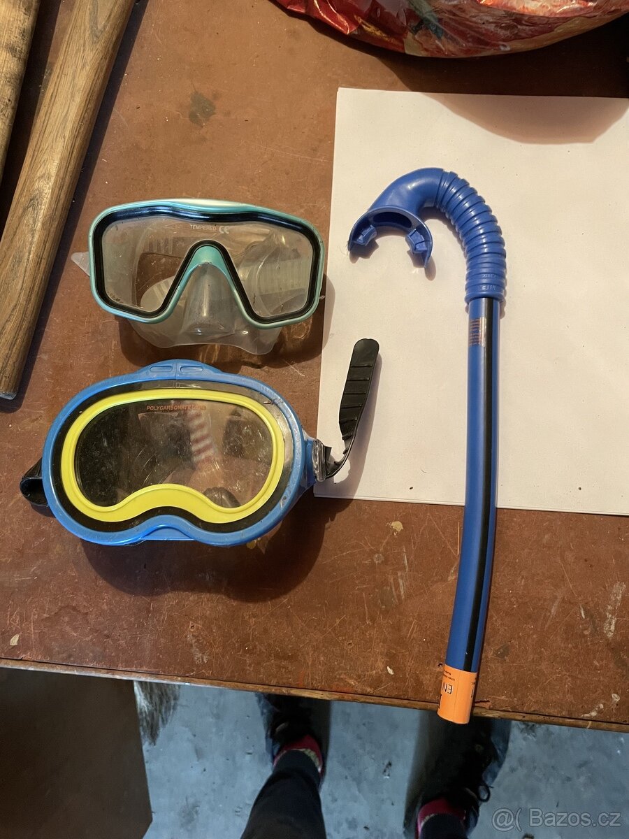 Šnorchlovací set- zachovalý