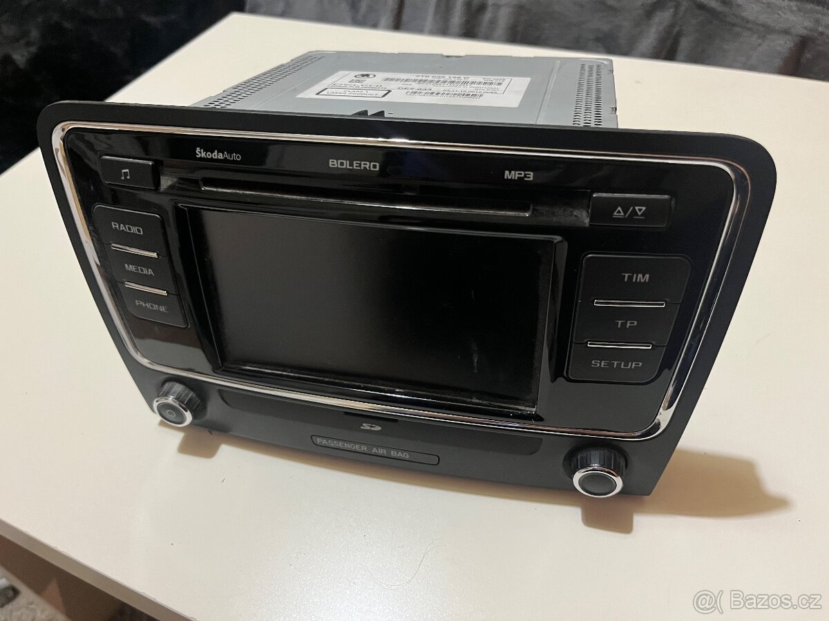 Autorádio Škoda bolero