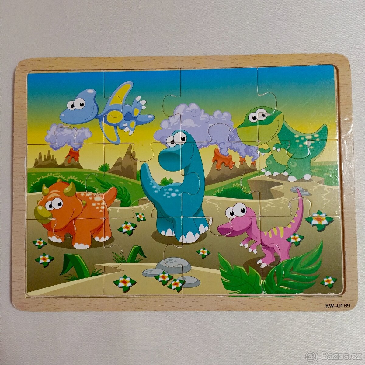 Dřevěné puzzle 12 dílů