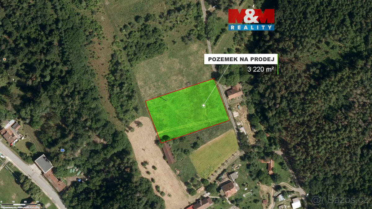 Prodej louky, 3220 m², Stražisko