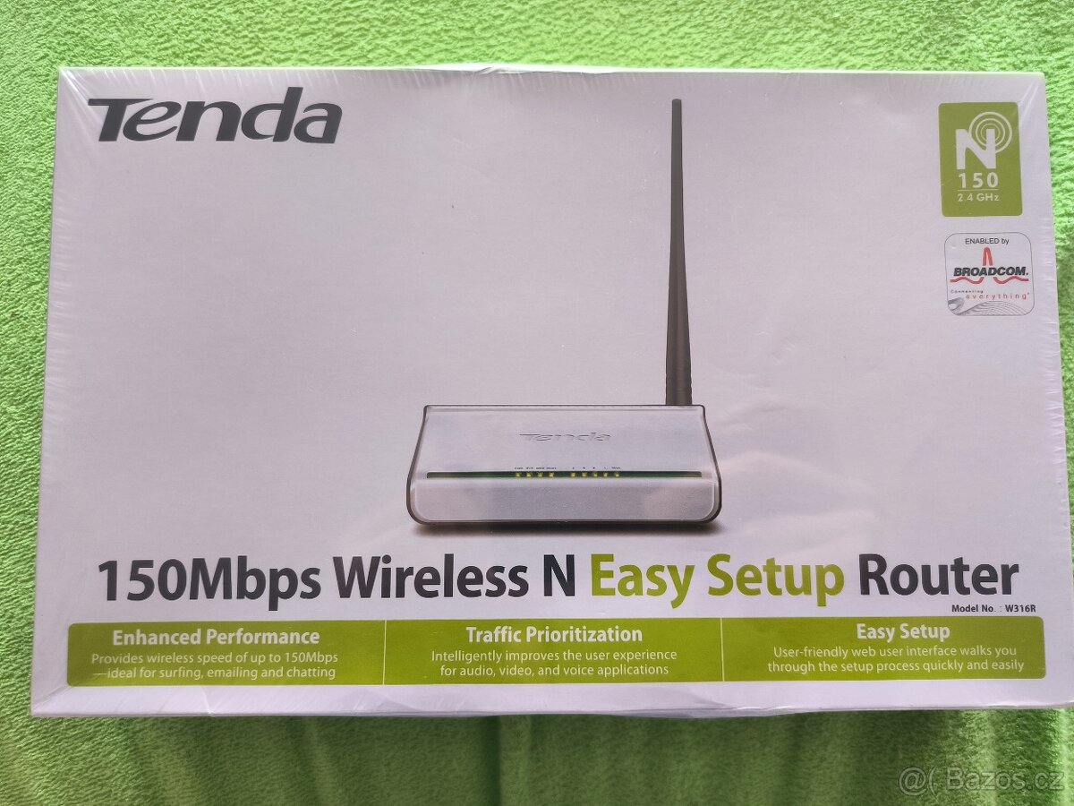 Nový Wi-fi Router Tenda N150
