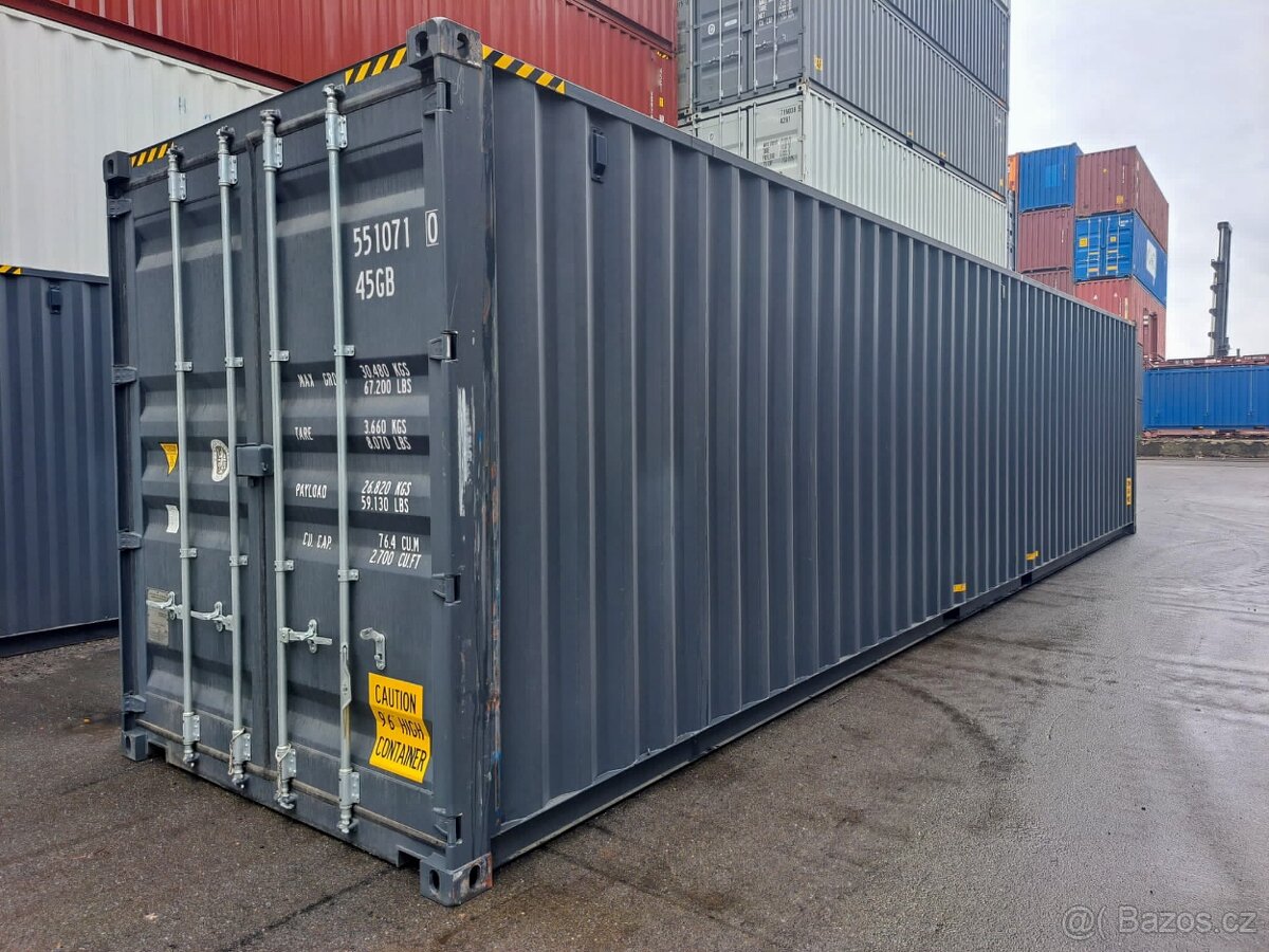 Lodní kontejner 40'HC RAL 7016 DOPRAVA ZDARMA