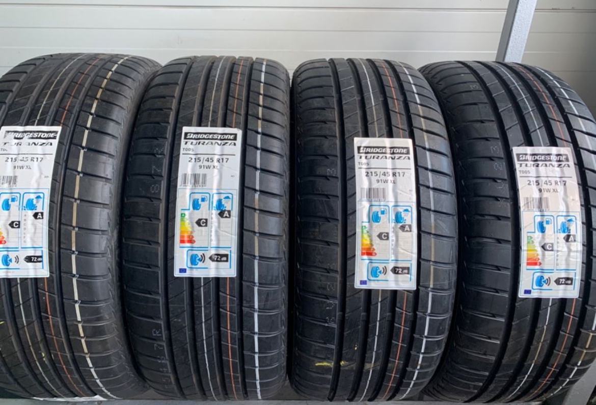 Letní sada - BRIDGESTONE - 215/45/17 - XL