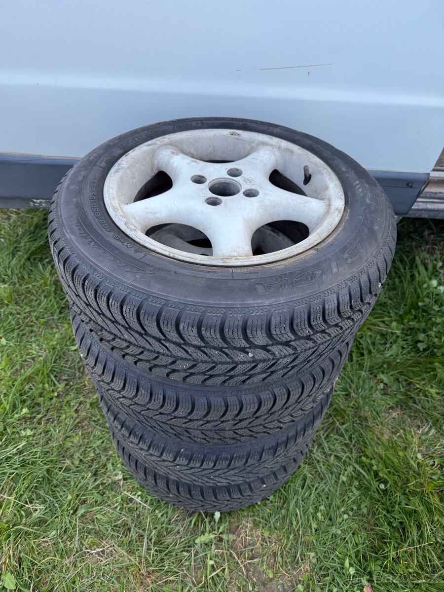 4Ks 185/65r15 zimní 4x100 7Jx15