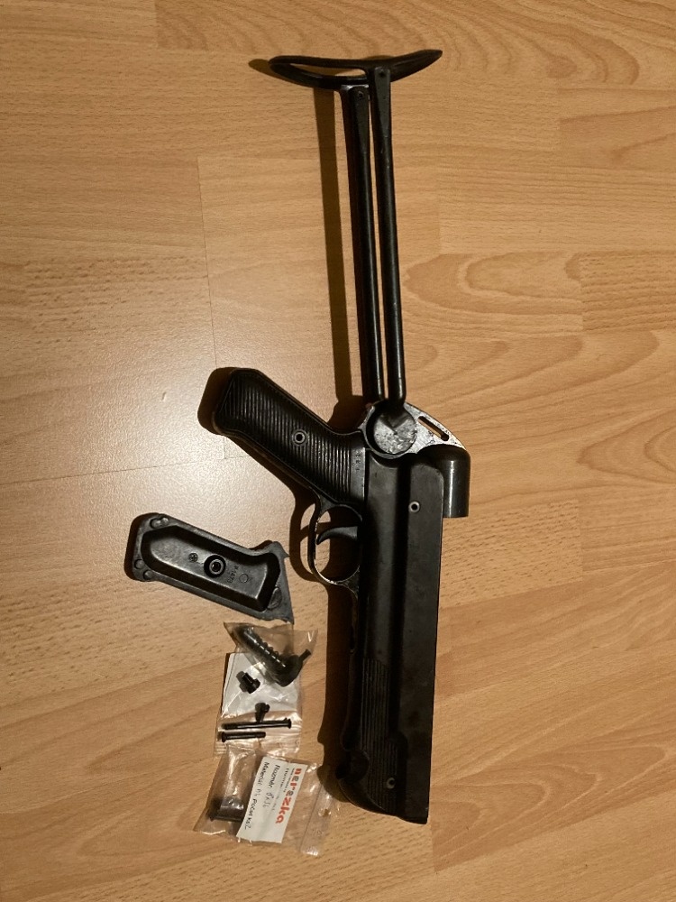 Celý mechanismus samopalu MP 38 vhodné i pro MP40