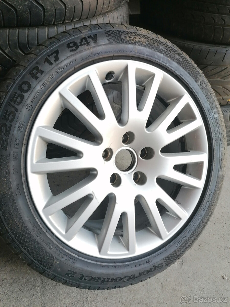 REZERVA = 5x112 = original AUDI = s pneu = 225/50 R17 = 1ks