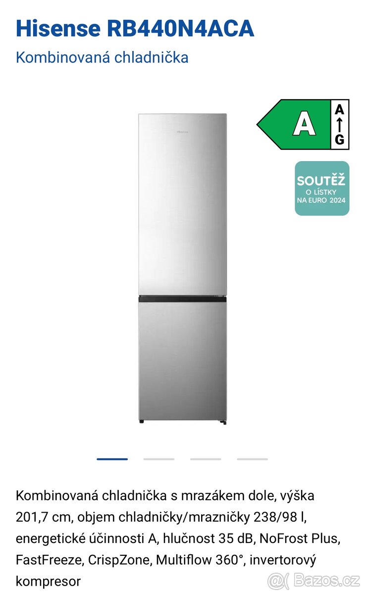 Lednička Hisense RB440N4ACA