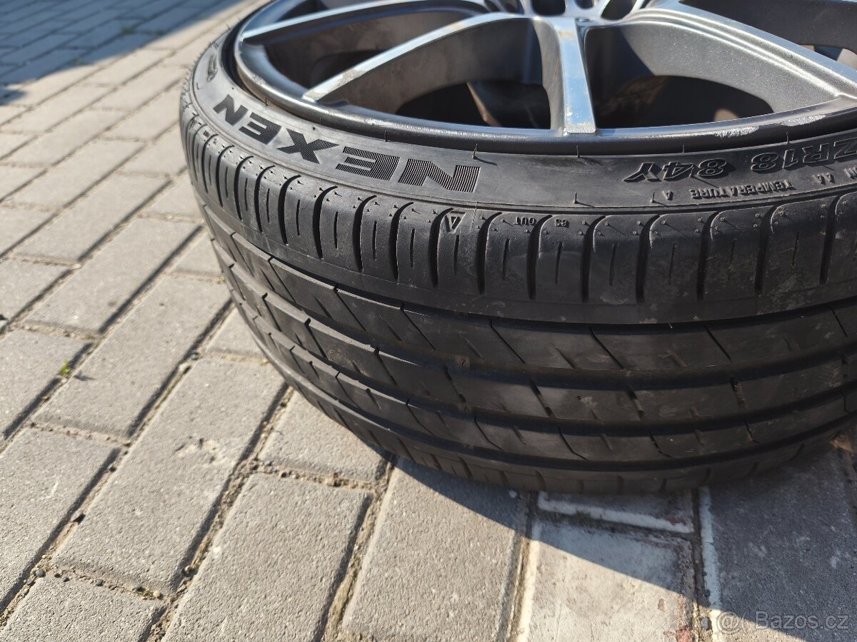 Prodám ALU kola AEZ 5x100 r 18 letní