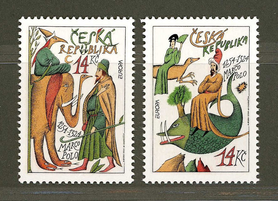 ČR 1994 - EUROPA Marco Polo č. 36-37 - svěží