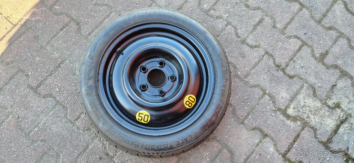 Rezervní dojezd. kolo 5x114,3 4xT15 ET30 HYUNDAI KIA REZERVA