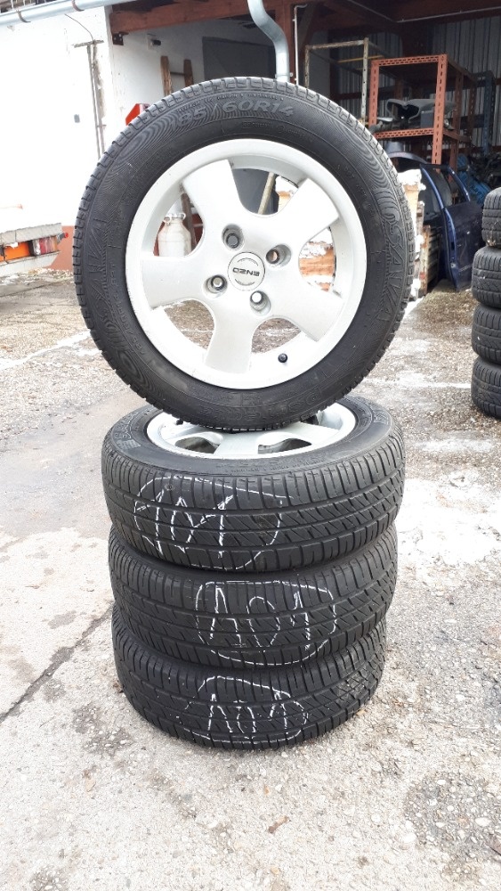 ALU kola na Felicici a Seat Ibiza,185/60 R14 82H,Pneu Sava