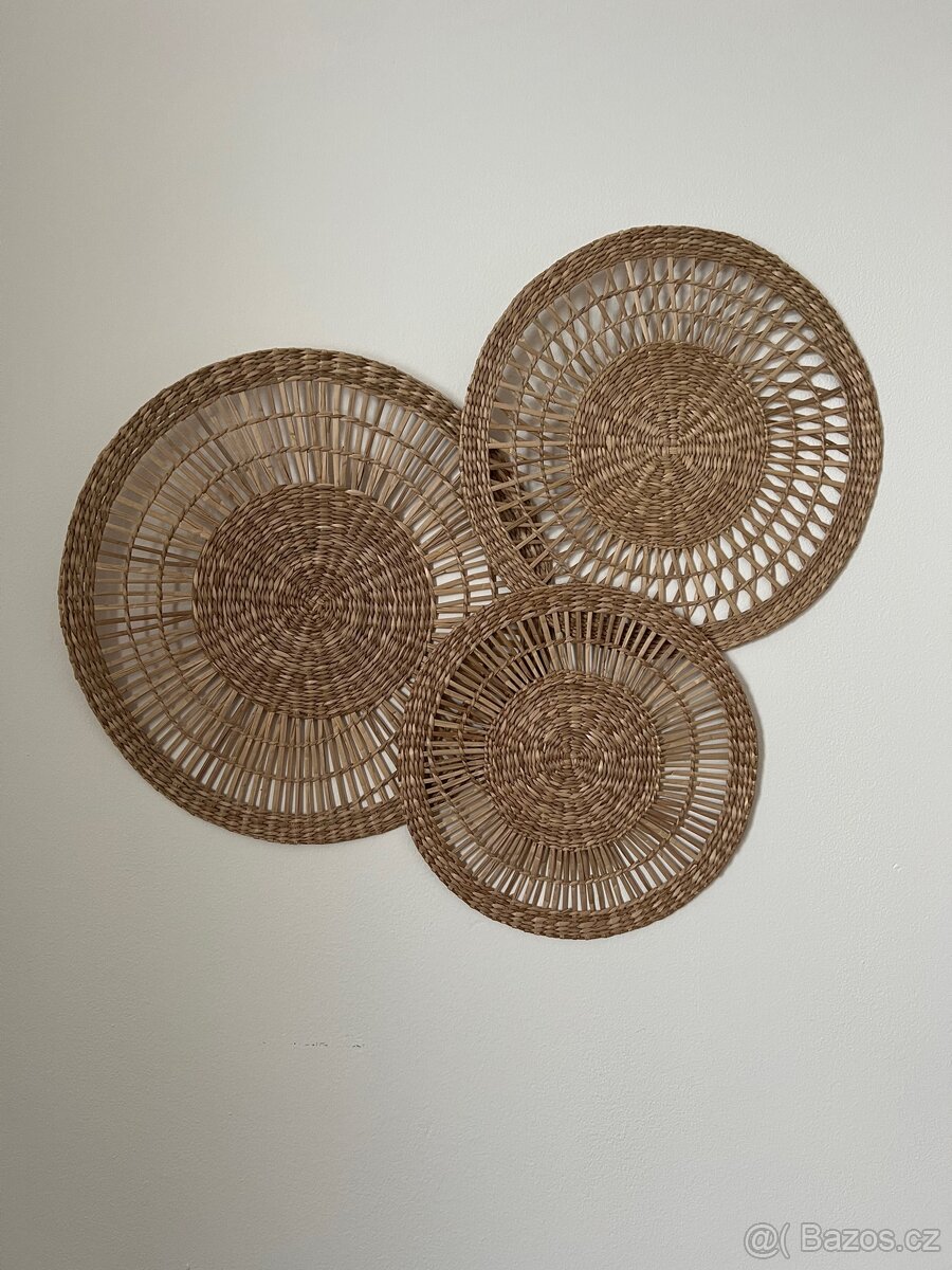 Nástěnná boho dekorace - IKEA Gillstad (3ks)