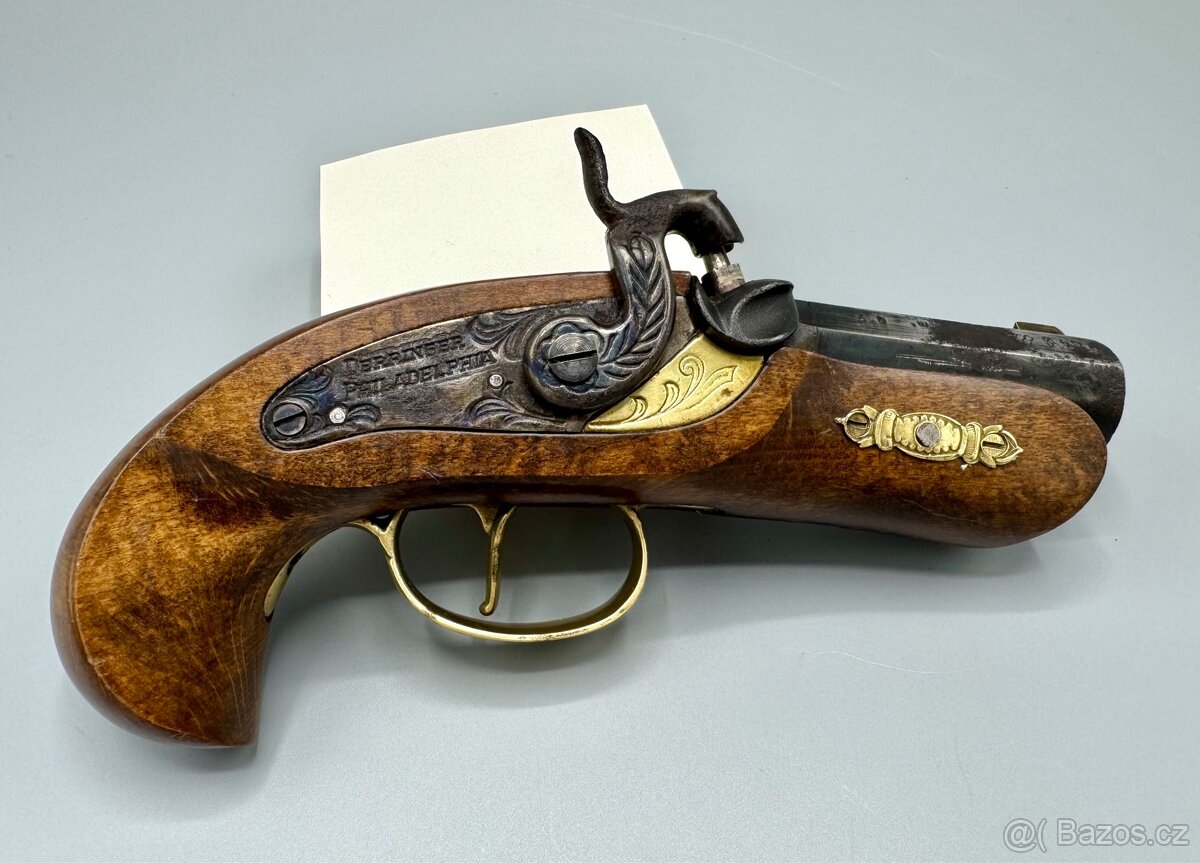 Perkusní pistol DERRINGER PHILADELPHIA CAL. 45. Kat. D