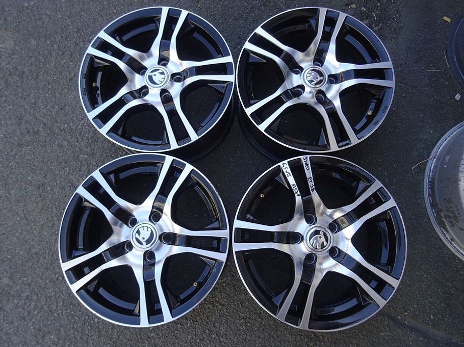 Alu disky na Škoda, 15",  5x100, ET 38 , šíře 6,5J