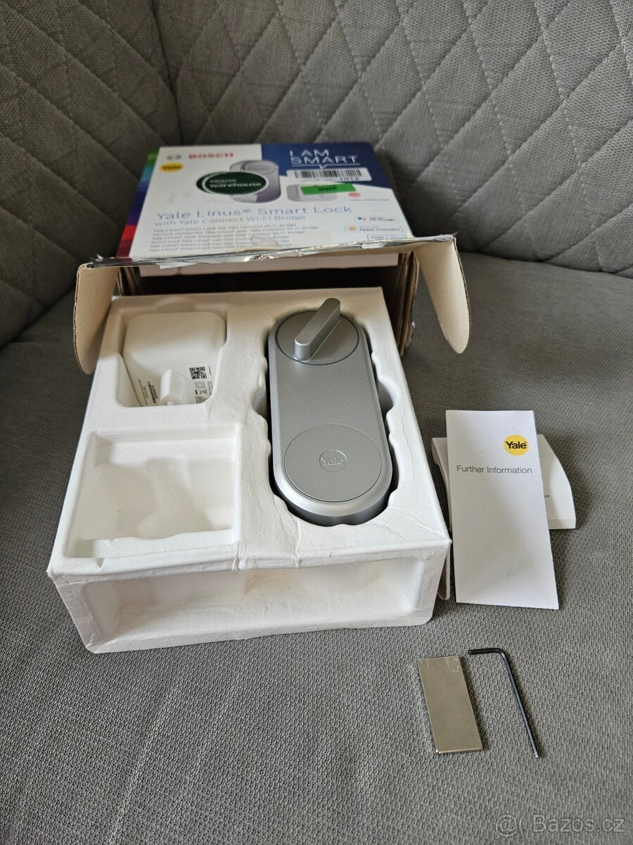 Chytrý zámek Bosch Yale Linus Smart Lock - Nové, Rozbalené