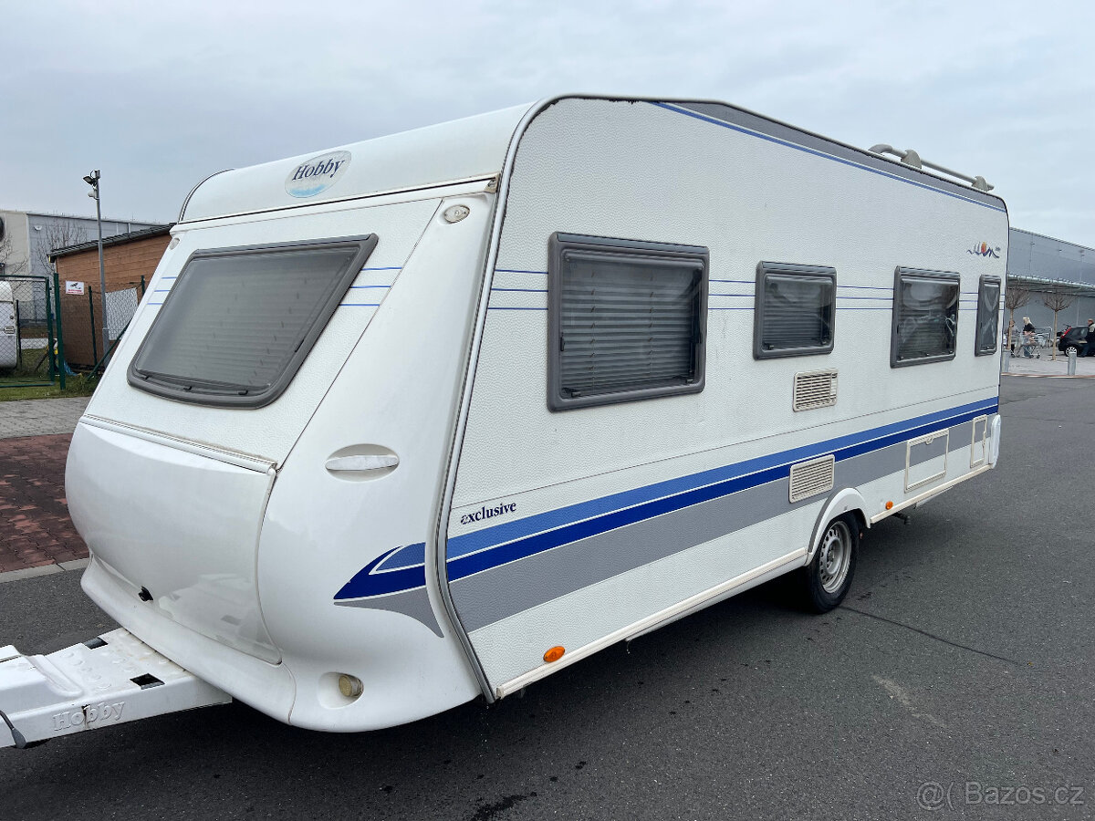 Karavan Hobby Exclusive 540 WLU+Pojezd, Markýza