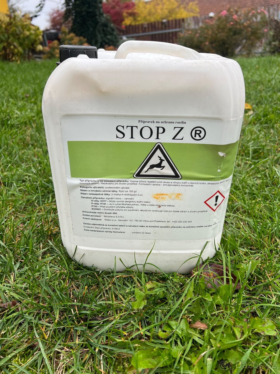 StopZ repelent proti okusu zvěře ochrana