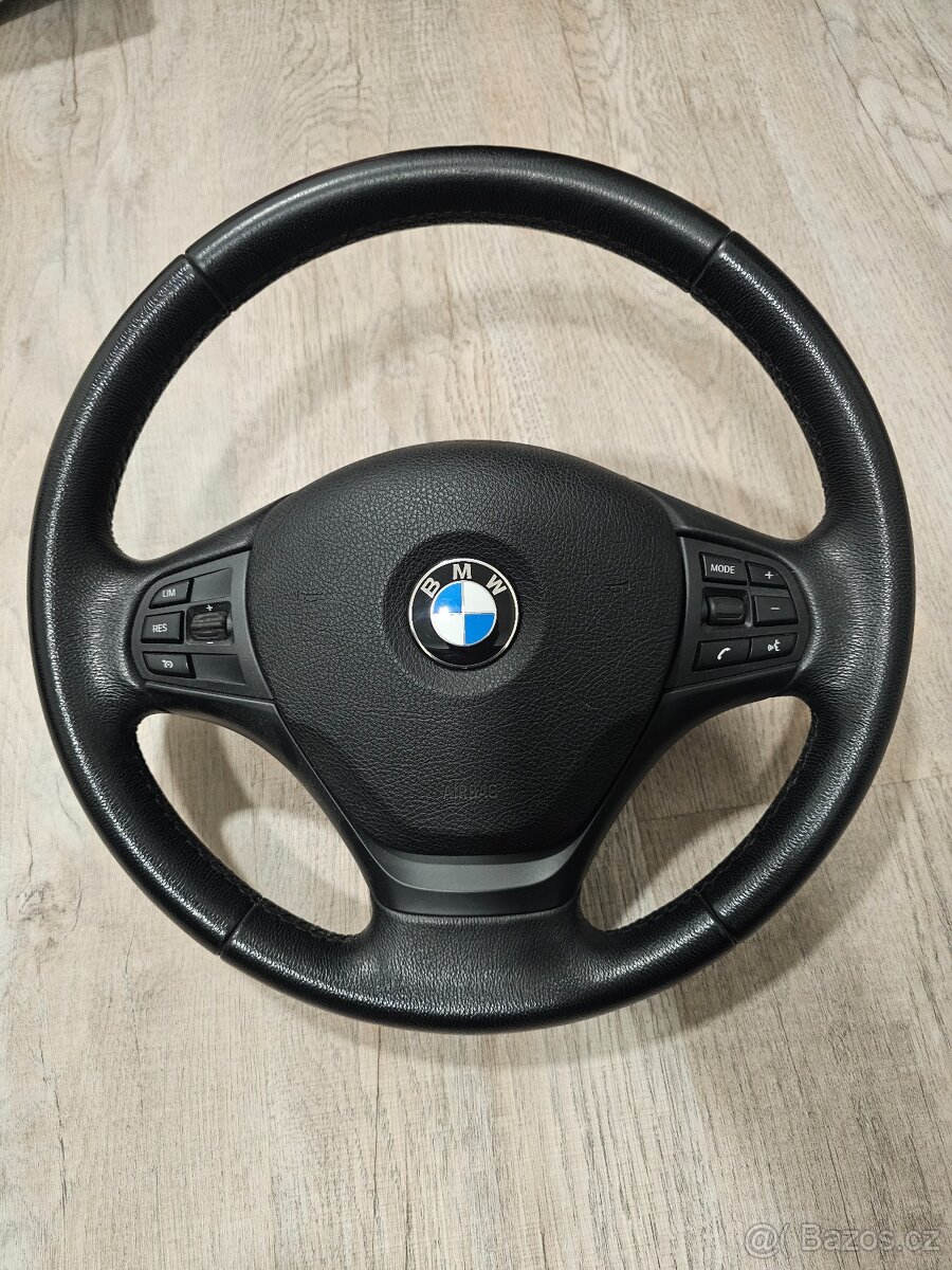 Bmw F20 F21 F30 F31 volant + airbag vibro černý
