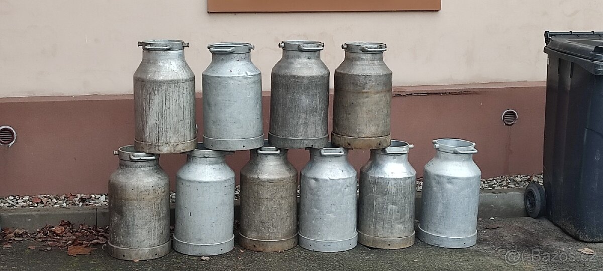 hliníkové konve na med