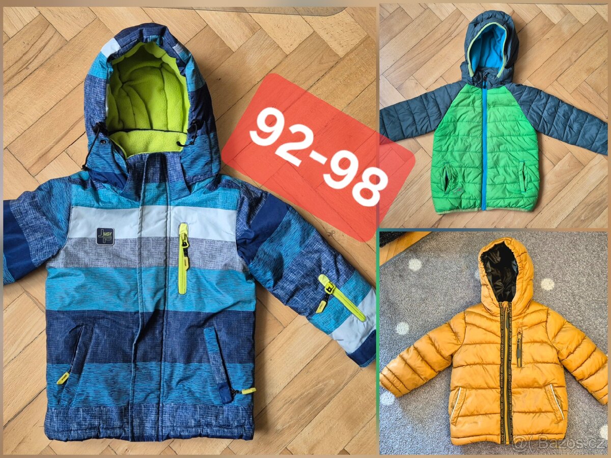 Dětská lyžařská bunda Justplay, zimní Coccodrillo vel. 92/98