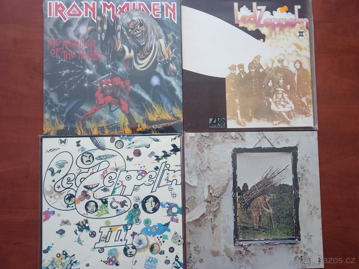 PRODÁM MIX LP - IRON MAIDEN , LED ZEPPELIN , KING DIAMOND...