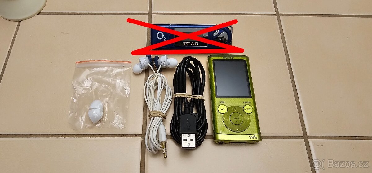 MP3 přehrávač SONY + druhý přehrávač zdarma