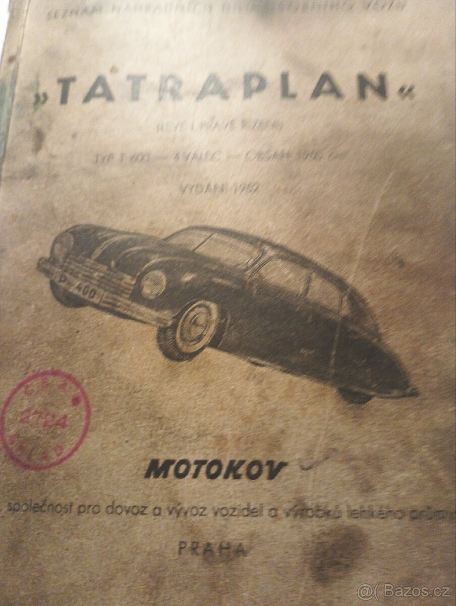 Tatraplan 600 tel 602 148 850