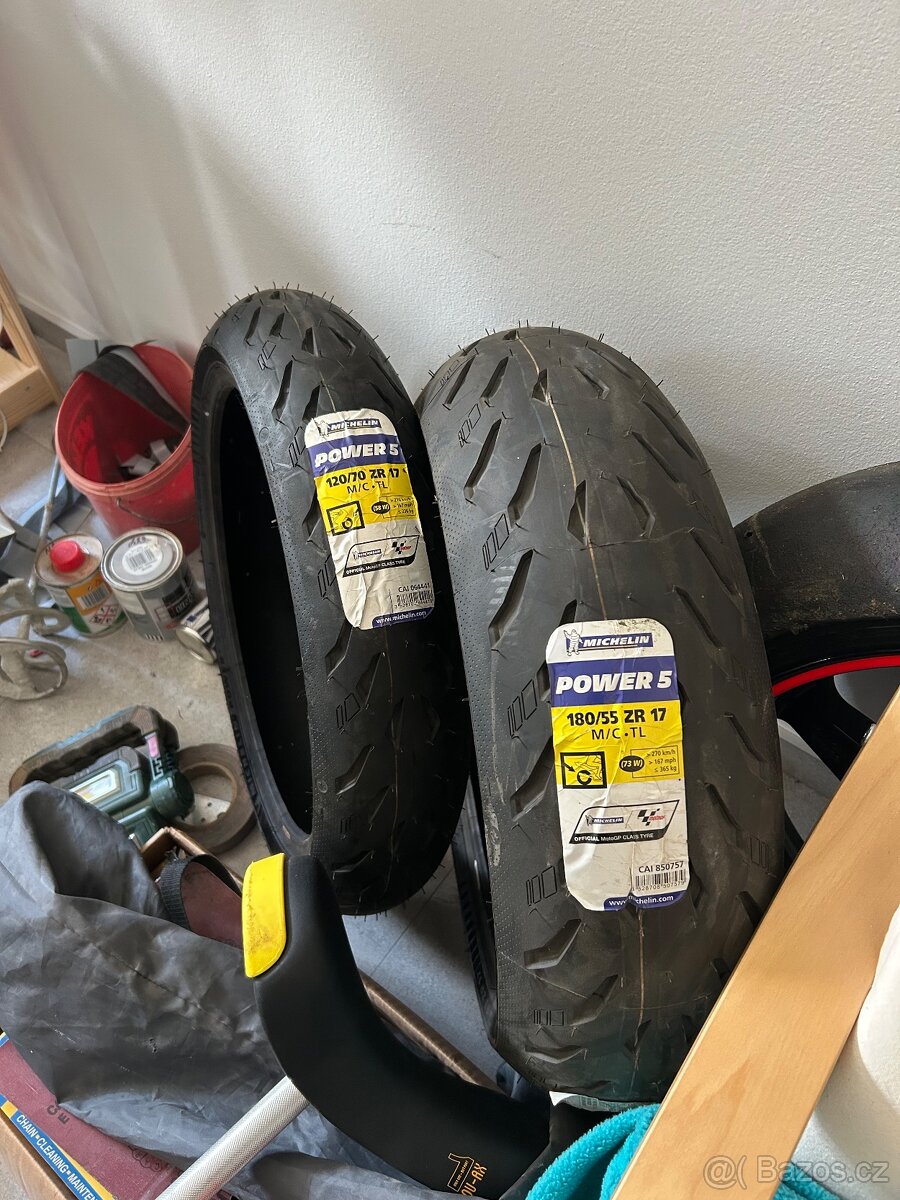 Michelin Power 5 120/70, 180/55
