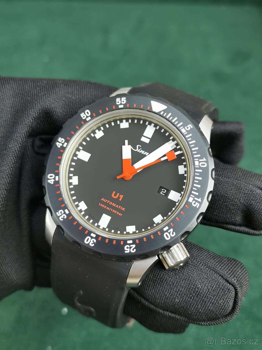 Sinn, model U1 SDR, originál německé hodinky, NOVÉ