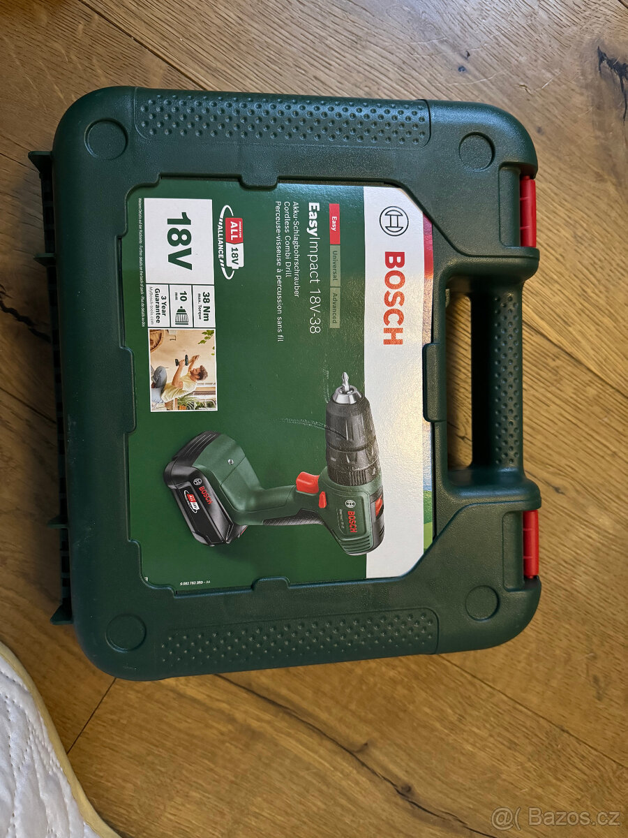 18 V aku vrtací šroubovák Bosch Easy Impact 18V-38 Li-Ion +