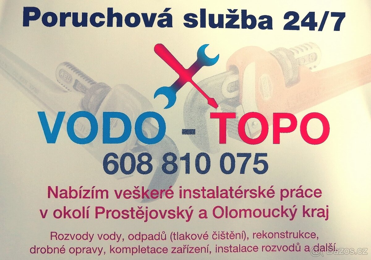Instalatérství - vodo - topo