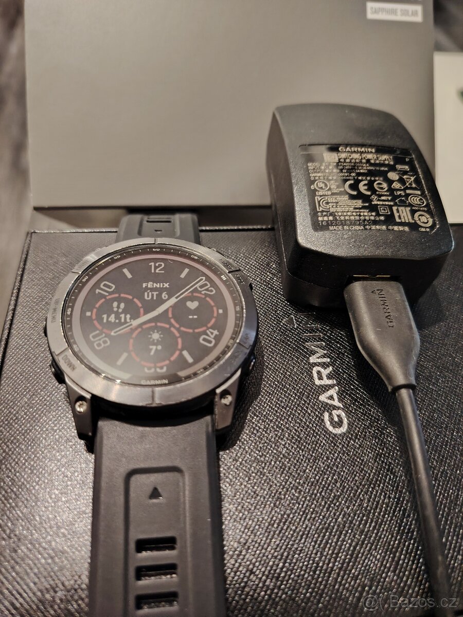 Garmin Fenix 7X saphire solar
