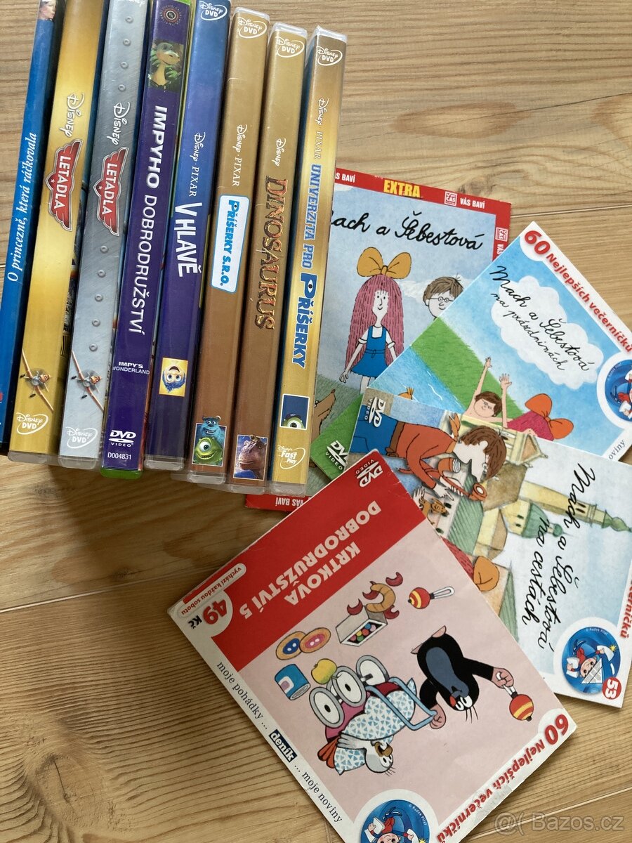 DVD pohadky ruzne