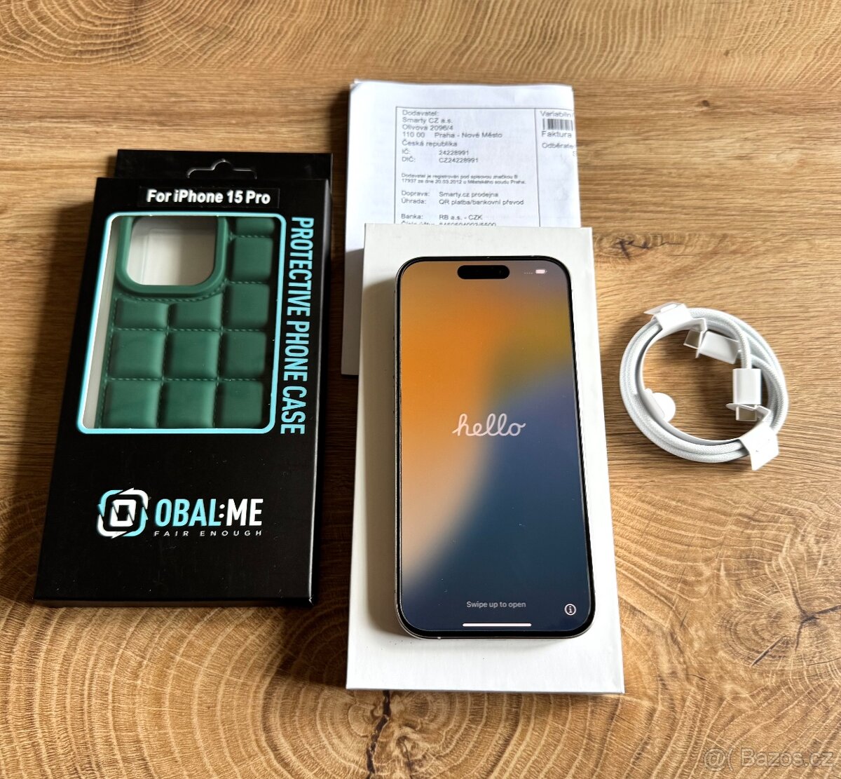 Apple iPhone 15 PRO 256 gb silver, ZÁRUKA