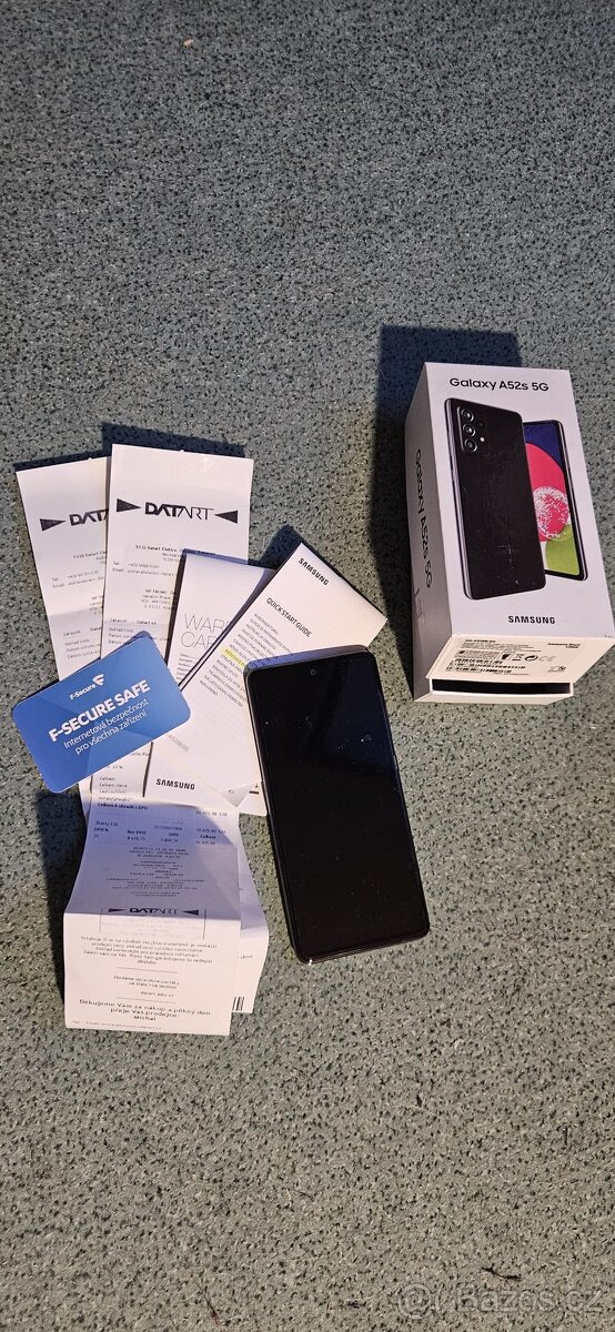 Samsung Galaxy A52s 5G 6/128GB, black