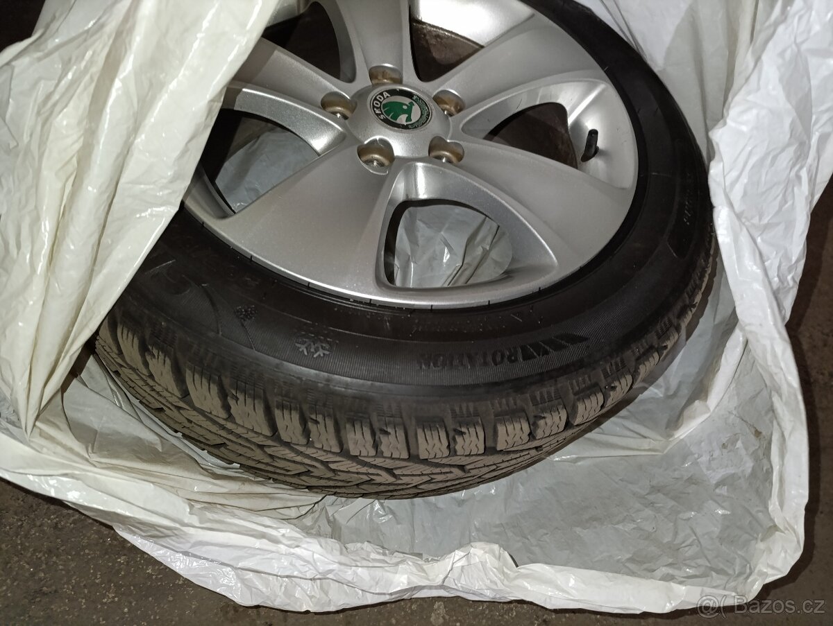 Alu kola Yeti Zimní 205/55/16 7.5mm 5x112 ET45