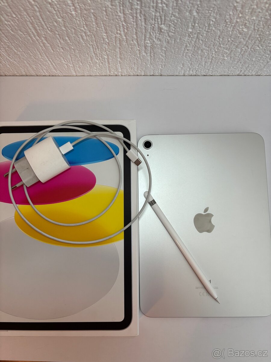 iPad 10.gen 100% baterie + apple pencil 1