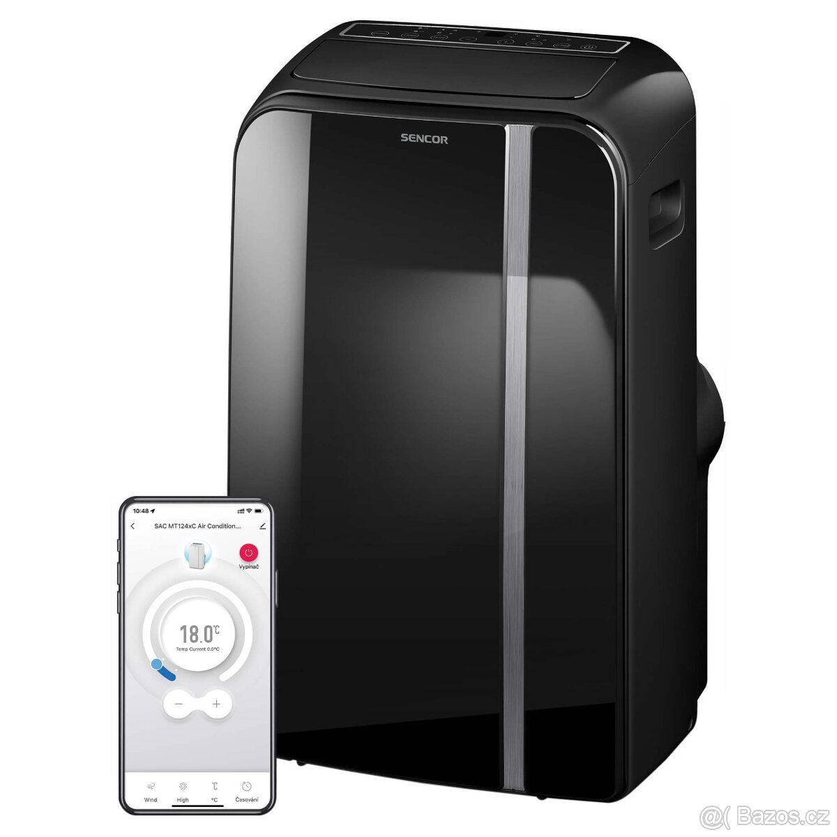 Mobilní klimatizace Sencor SAC MT1241C Wi‑Fi + Příslušenství