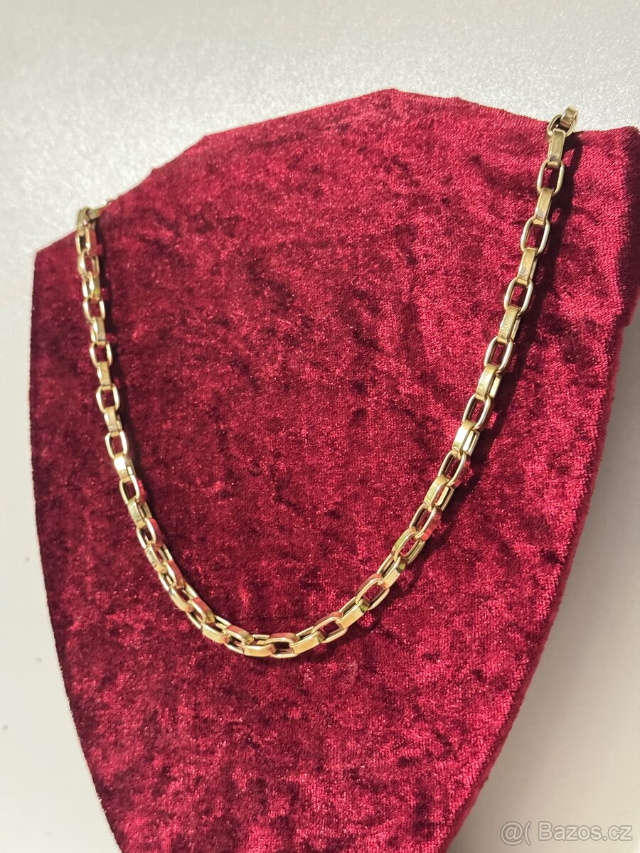 Zlatý řetěz 35,1g 585/1000
