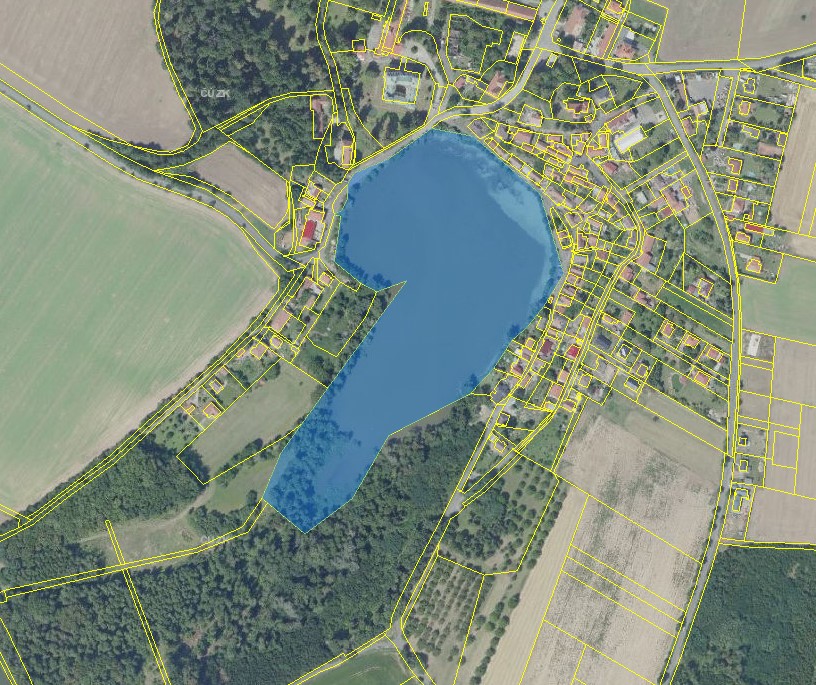 Prodej rybníka ve Svojšicích u Kouřimi