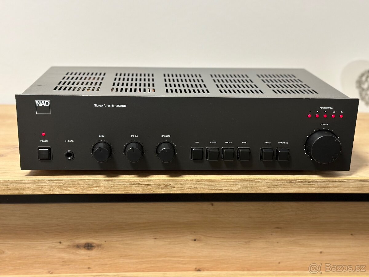 NAD 3020B VÝBORNÝ STEREO ZESILOVAČ