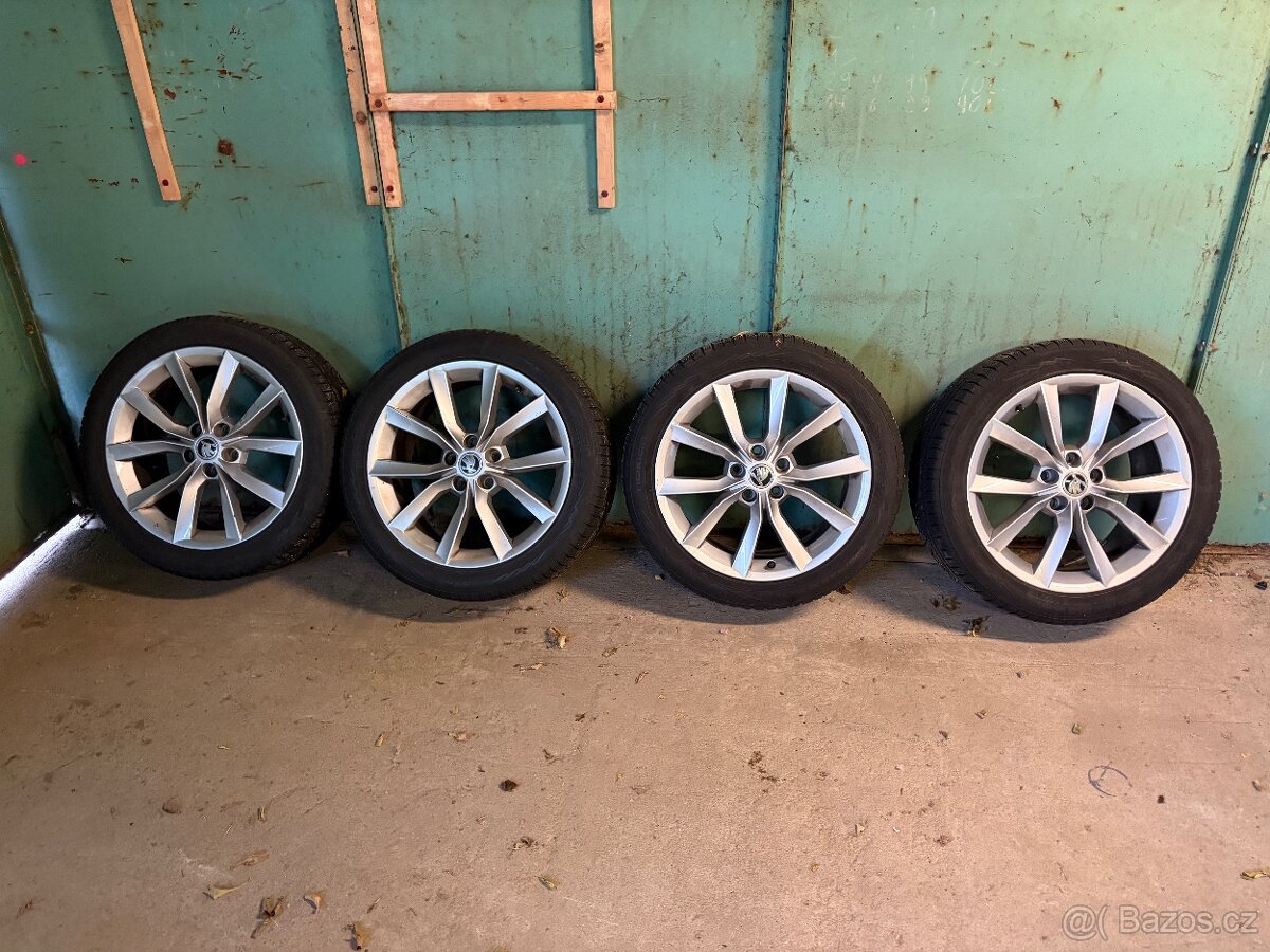 Škoda Alu kola 5x112 8J ET44 R18