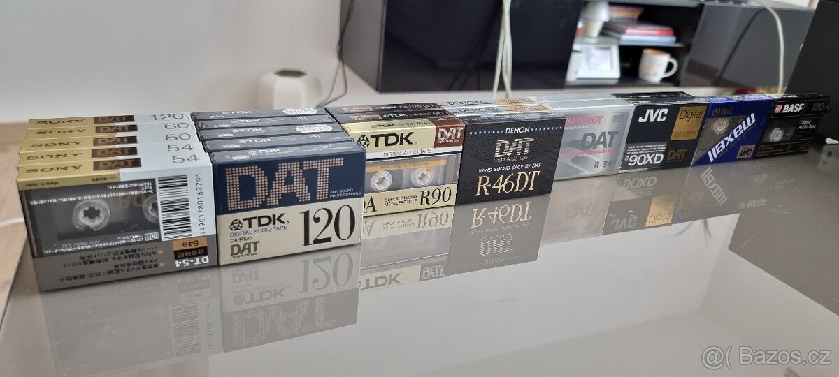 DAT kazety -  sbírka.